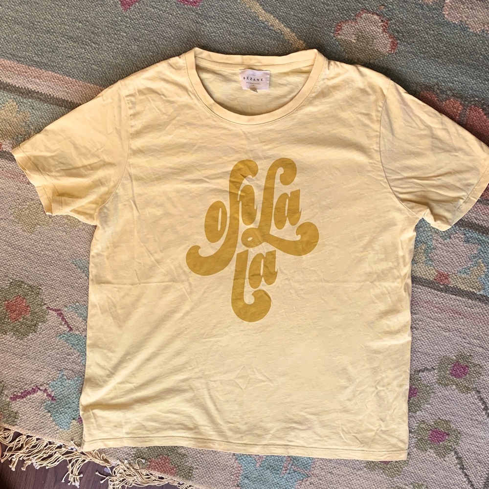 Sézane 100% cotton tee